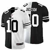 Nike Eagles 10 DeSean Jackson Black And White Split Vapor Untouchable Limited Jersey Dyin,baseball caps,new era cap wholesale,wholesale hats